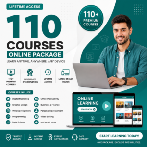 110+ Premium Courses Bundle - Lifetime Access to Digital Marketing, AI, Web Development & More